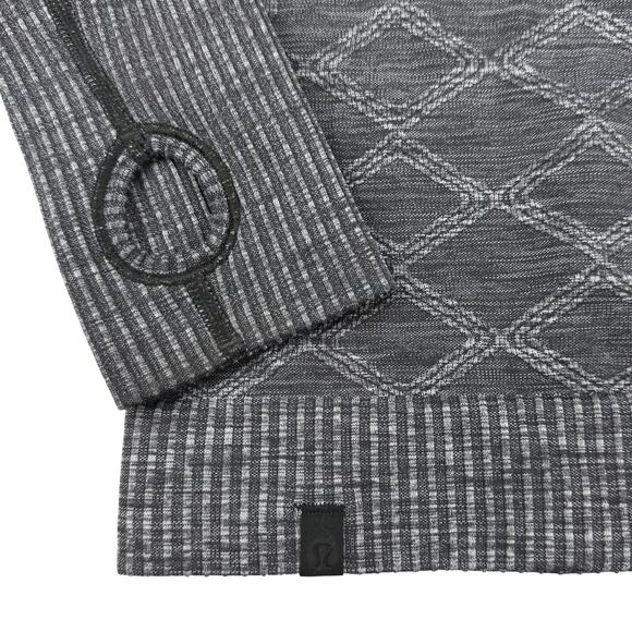 LULULEMON Rest Less Pullover Size 6 Heathered Black - Picture 7 of 9